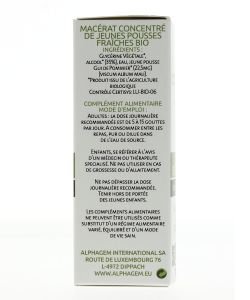 Gui de Pommier (Viscum album mali) bourgeon unitaire BIO, 50 ml